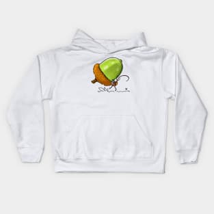 Weevil Brought an Acorn! Kids Hoodie